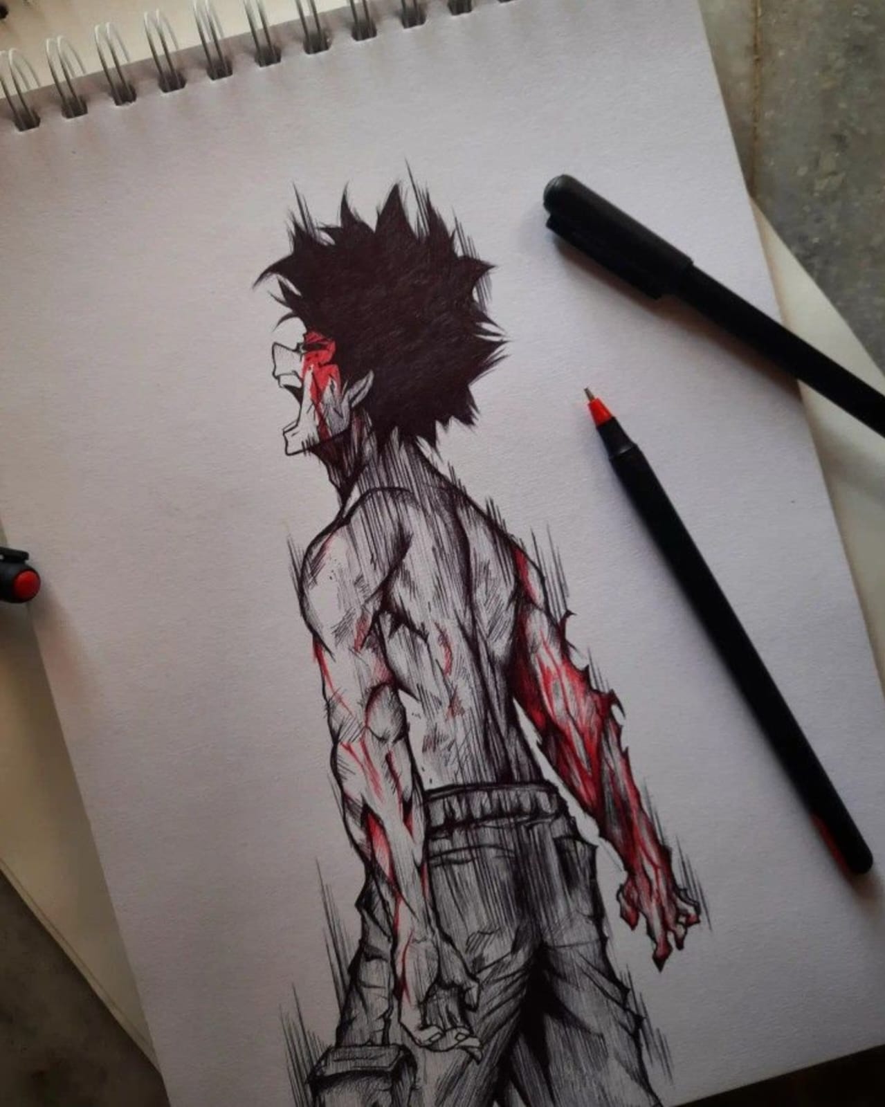 Traditional pen & ink sketchbook by Ketan Sharma